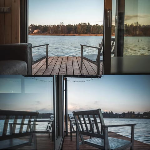 Patio, Natural landscape, View (from property/room), Balcony/Terrace, River view