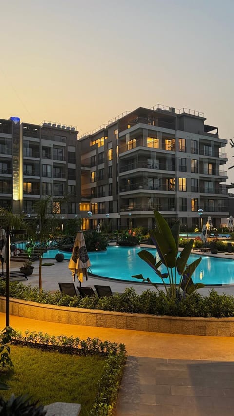 Property building, People, Pool view, Swimming pool