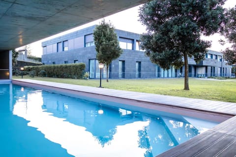 Property building, Garden, Pool view, Swimming pool, Swimming pool
