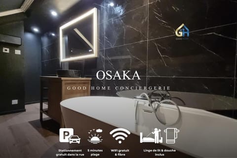Suite Osaka - Elégance et zénitude - 5 min plage Apartment in Dunkirk
