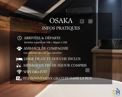 Suite Osaka - Elégance et zénitude - 5 min plage Apartment in Dunkirk