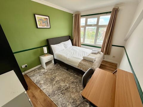 Bed, Photo of the whole room, Bedroom, towels, wardrobe