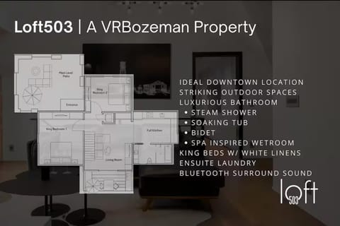 Privacy & Luxury in the Heart of Downtown Bozeman House in Bozeman