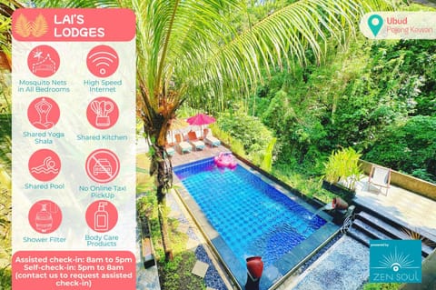 Pool view, Swimming pool, sunbed