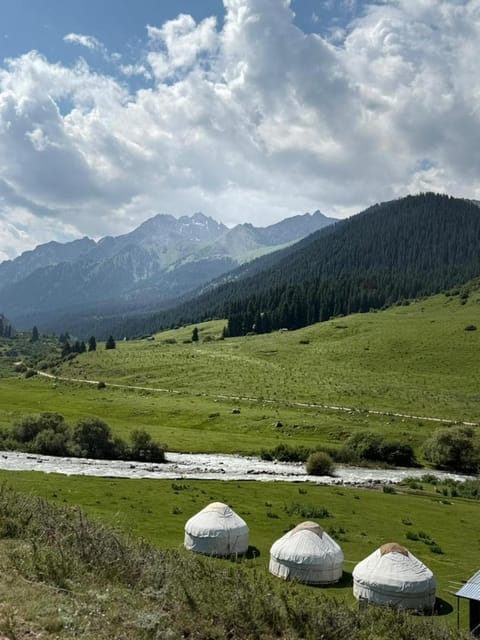 Spring, Natural landscape, Mountain view, River view