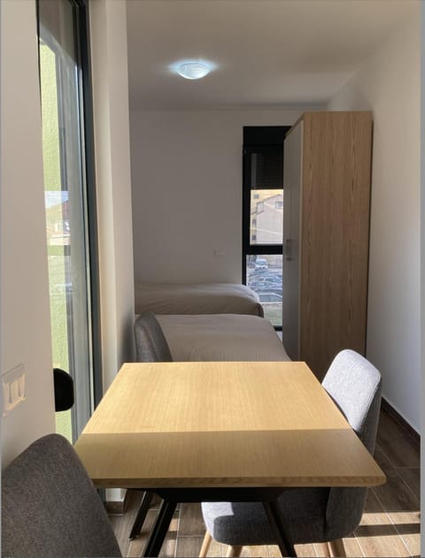 Seating area, wardrobe