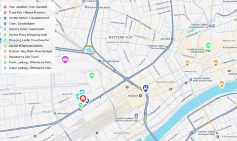 Frankfurt City Hub Apartment in Frankfurt