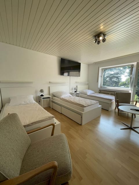 Bed, TV and multimedia, Living room, Photo of the whole room, Seating area, Bedroom