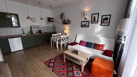 Kitchen or kitchenette, Living room, Seating area, Dining area, oven