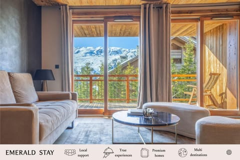 Natural landscape, Living room, Seating area, Mountain view