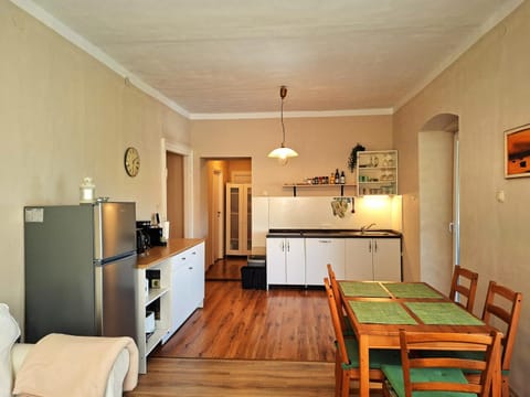 Kitchen or kitchenette, Living room, Dining area