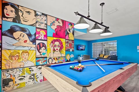 Billiard, Game Room, Decorative detail