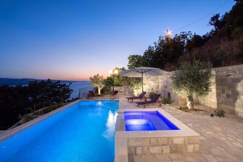 Lovely Villa With Heated Pool and Sea View for 8 Persons Villa in Split-Dalmatia County