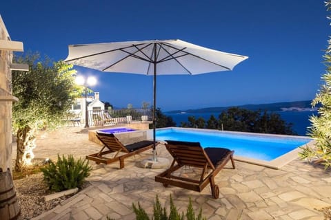 Lovely Villa With Heated Pool and Sea View for 8 Persons Villa in Split-Dalmatia County