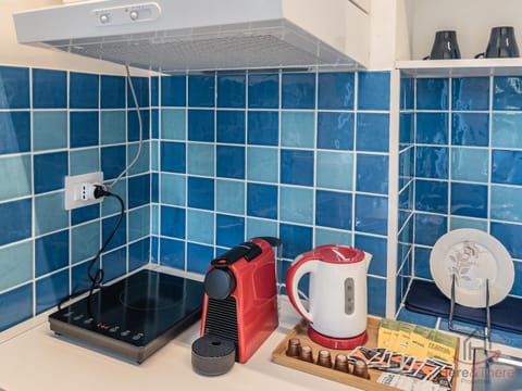 Coffee/tea facilities, Kitchen or kitchenette, minibar, stove