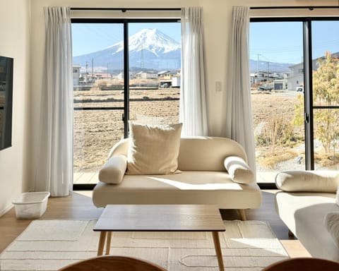 Natural landscape, Living room, Seating area, Mountain view