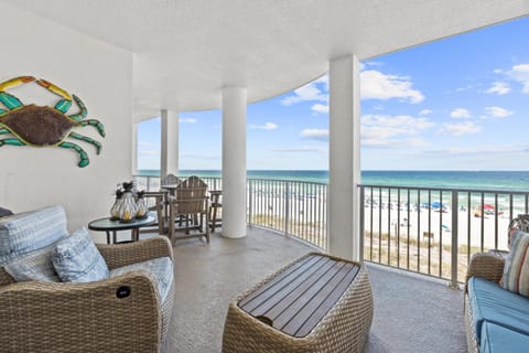 Day, Natural landscape, View (from property/room), Balcony/Terrace, Seating area, Beach, Sea view