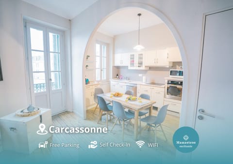 Kitchen or kitchenette, Dining area, Text overlay, oven, toaster, kitchen
