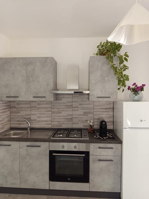 Kitchen or kitchenette, dishwasher