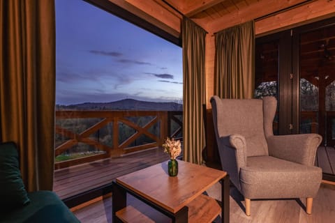 Natural landscape, View (from property/room), Living room, Seating area, Mountain view