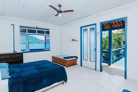 Bed, Bedroom, Sea view, older children, Family