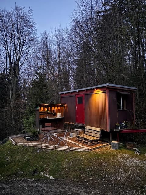 Bauwagen mit Bergblick Luxury tent in Bad Reichenhall