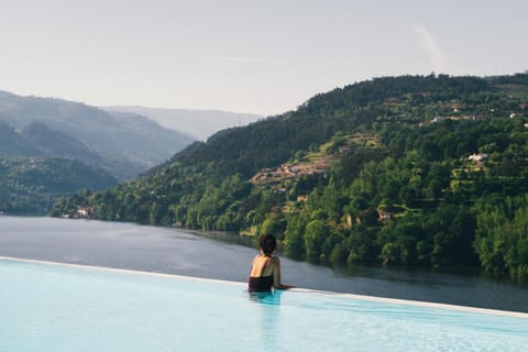 Natural landscape, Pool view, Swimming pool
