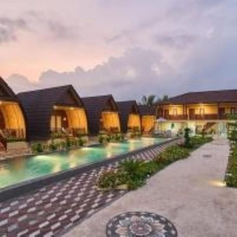 Property building, Pool view, Swimming pool