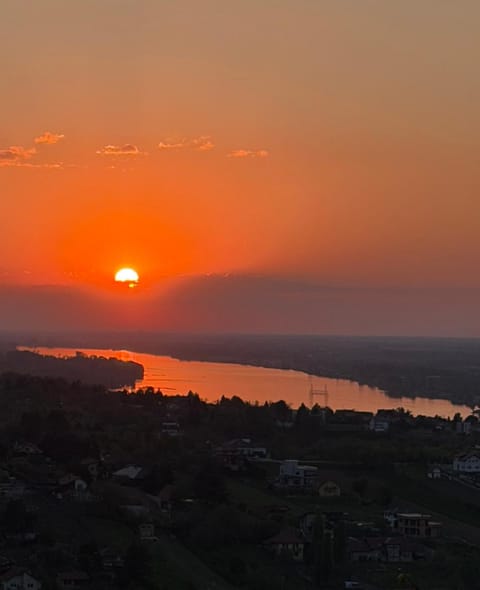Natural landscape, River view, Sunset