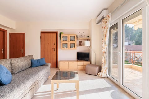 Living room, Seating area, air conditioner