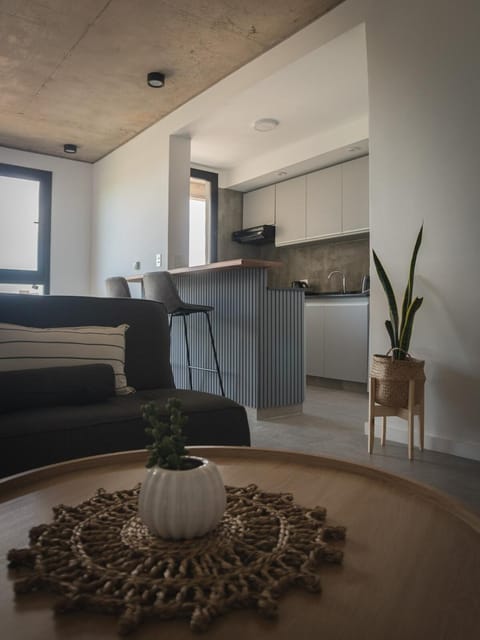 Kitchen or kitchenette, Living room, Seating area