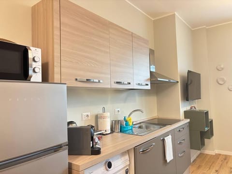Living room, kitchen
