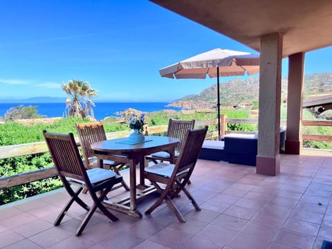 Patio, Natural landscape, View (from property/room), Dining area, Sea view