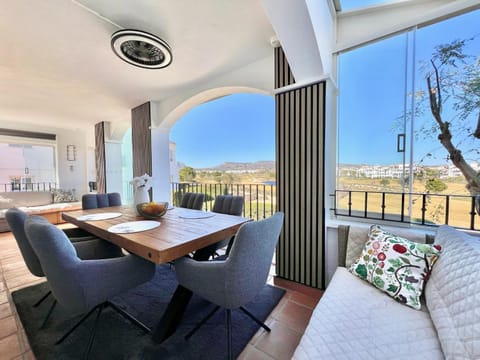 View (from property/room), Balcony/Terrace, Seating area, Dining area