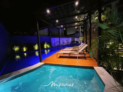 Night, Swimming pool