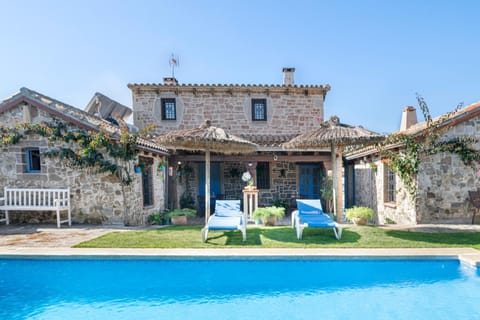 Property building, Living room, Swimming pool