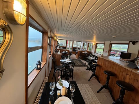 The African Queen of London Docked boat in Reading