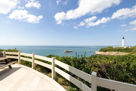 Patio, Natural landscape, Sea view