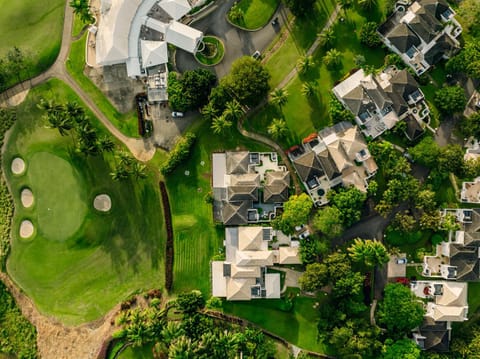 Natural landscape, Bird's eye view, Golfcourse