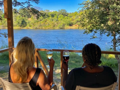 People, River view, Drinks