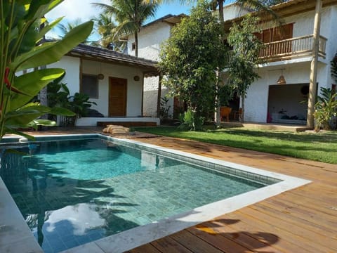 Property building, Patio, Day, Garden, Garden view, Pool view, Swimming pool, sunbed
