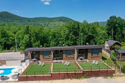 Property building, Natural landscape, Garden, Mountain view, Swimming pool