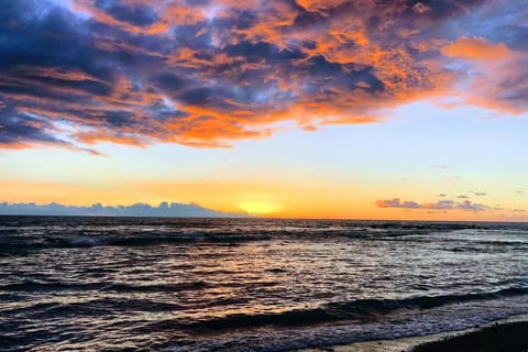 Nearby landmark, Natural landscape, Beach, Sea view, Sunset