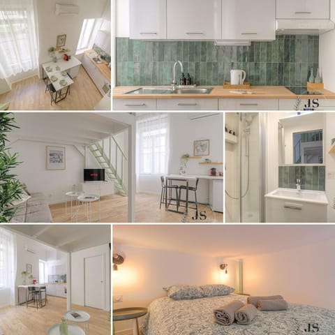 Bed, Kitchen or kitchenette, Photo of the whole room, Bedroom