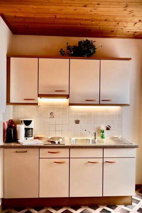 Coffee/tea facilities, Kitchen or kitchenette, stove