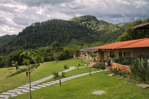 Property building, Natural landscape, Garden, Garden view, Mountain view