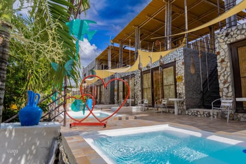 Property building, Patio, Day, Pool view