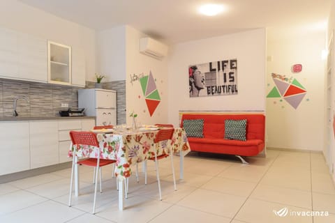 Kitchen or kitchenette, Living room, Dining area