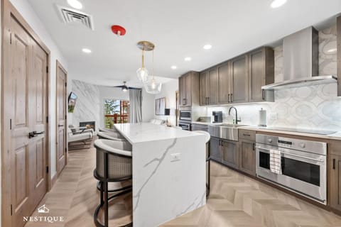 Coffee/tea facilities, Kitchen or kitchenette, minibar, stove, toaster