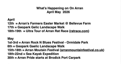 Sanda View, Isle of Arran House in England